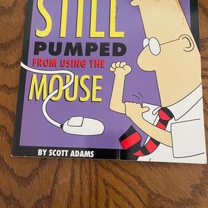 By Scott Adams - 'Still Pumped From Using The Mouse' Purple Wall Art Print